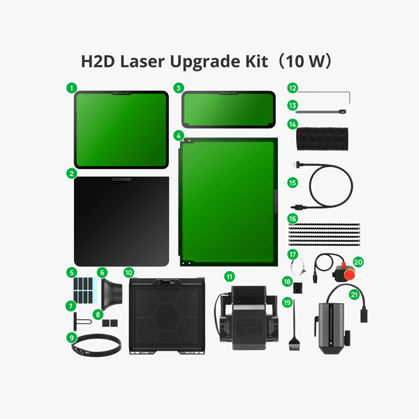 H2 3D Printer Accessory / H2 Laser Upgrade Kit / Laser Module