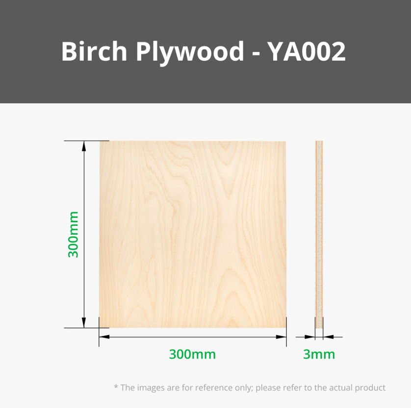 Bambu 3mm Birch Plywood (6pcs) image 2