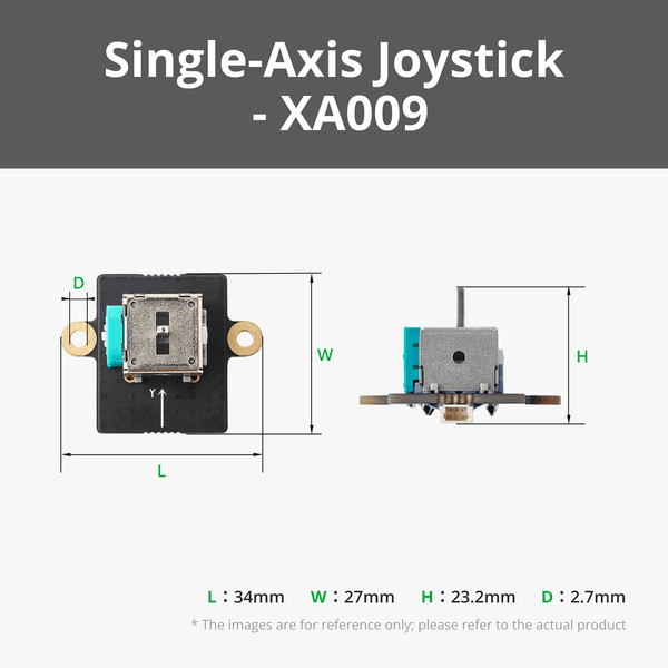 Single-Axis Joystick Module with 3Pin SH1.0 Connector (1PCS)