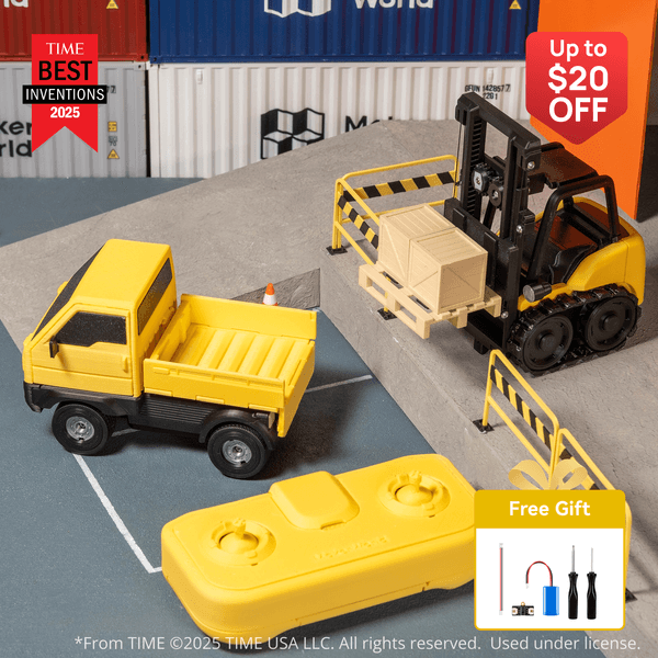 CyberBrick Official Forklift and Truck