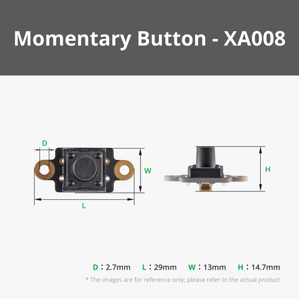 Momentary Button Module with 2Pin SH1.0 Connector (1PCS)