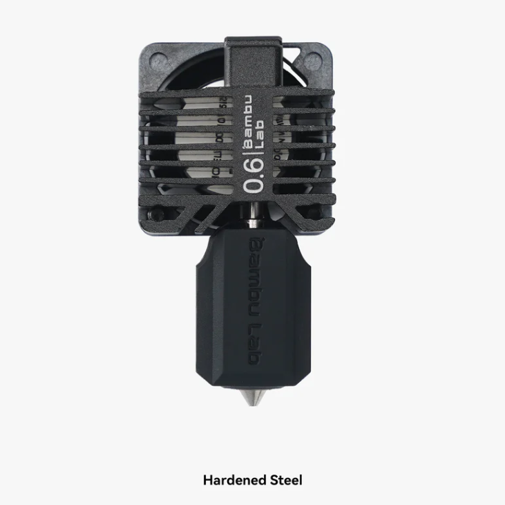 Complete Hotend 0.6mm Hardened Steel - P1 Series image 0