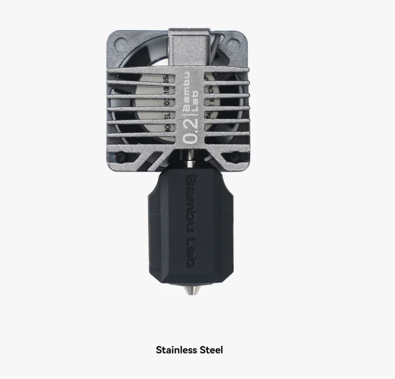 Complete Hotend 0.2mm Stainless Steel - P1 Series image 0