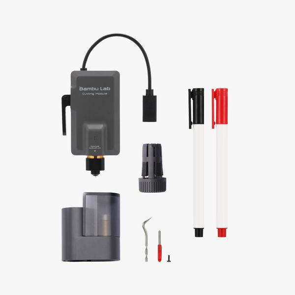 Bambu Lab H2 Series/A2L Cutting Upgrade Kit – Digital Cutting, Drawing & Writing Accessory