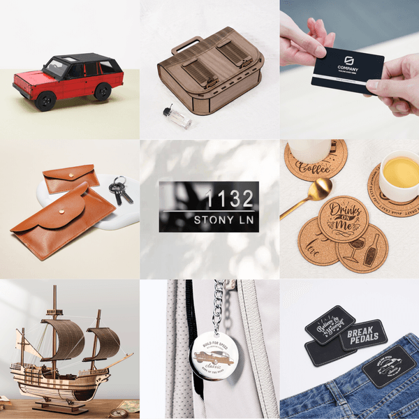 Laser Material Kit – Starter Pack (49 pcs)