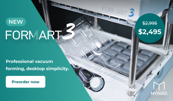 MYYARD FORMART 3 Next-Generation Desktop Vacuum Former – Advanced Thermoforming Machine