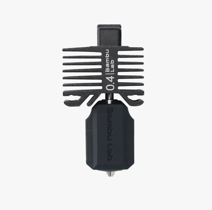 Hotend with Nozzle 0.4mm Hardened Steel - X1C and P1 Series image 0