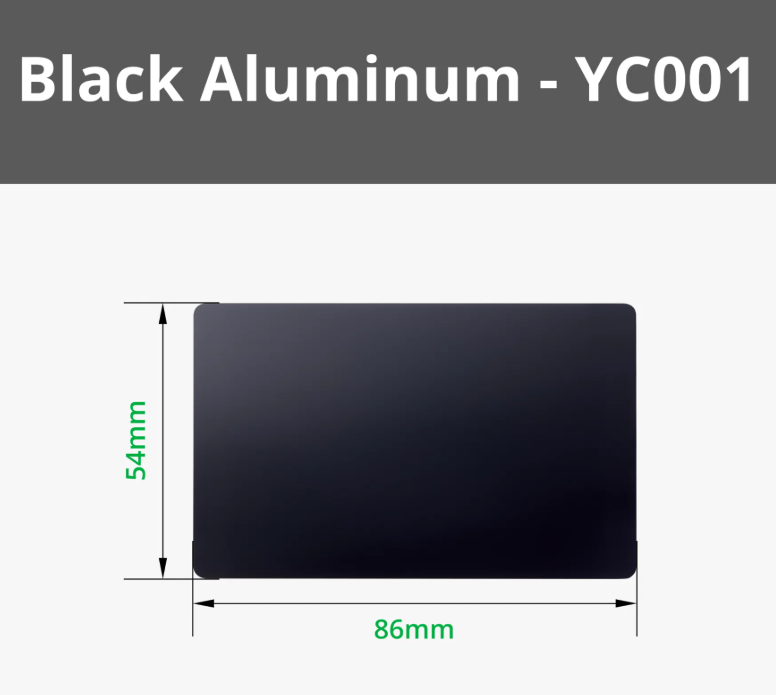 Black Aluminium Card (10pcs) image 3