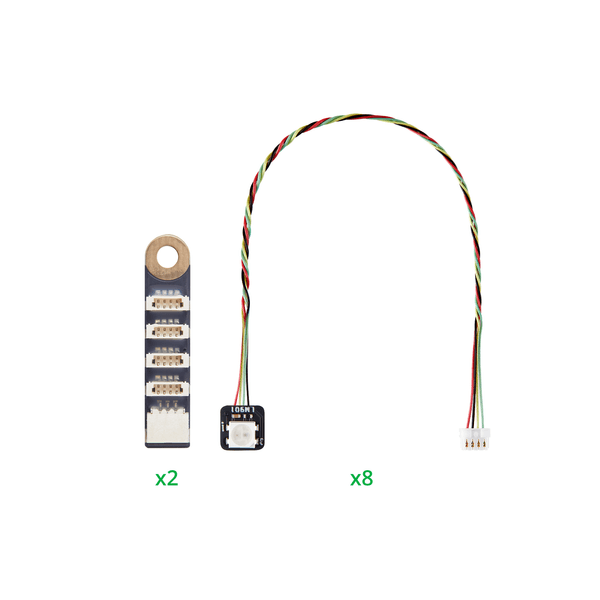 WS2812 RGB LED with IDC0.8 4PIN (2PCS)