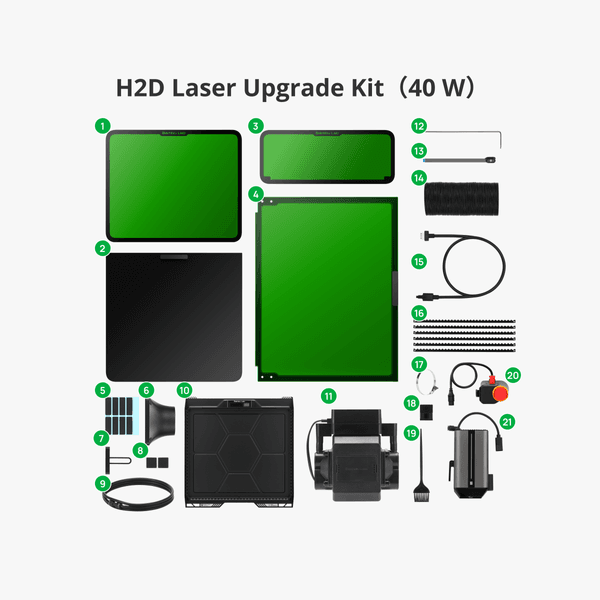 H2 3D Printer Accessory / H2 Laser Upgrade Kit / Laser Module