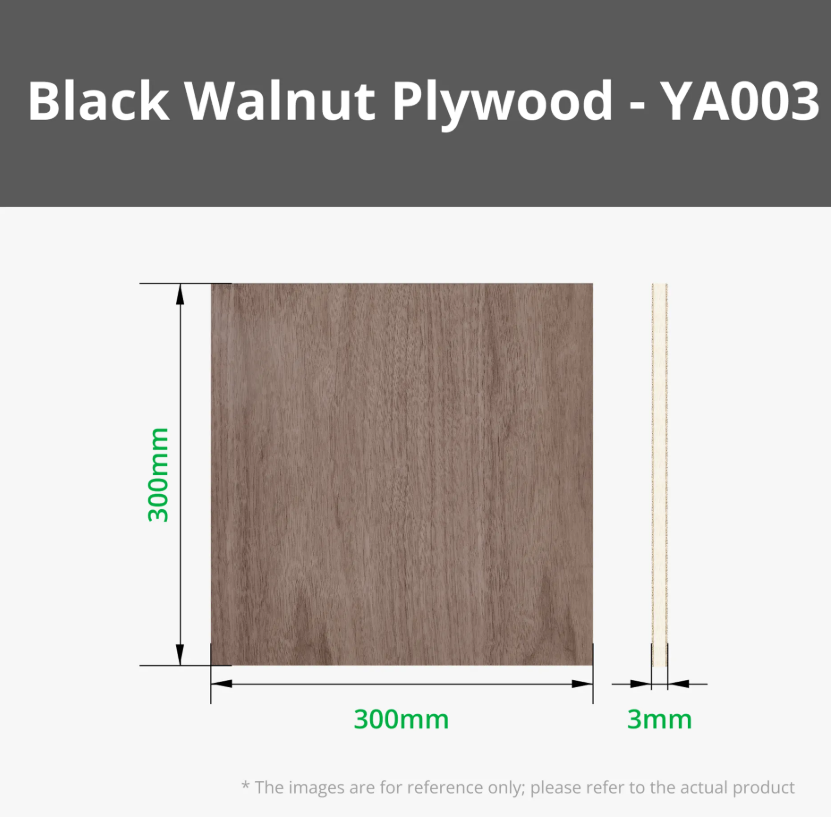 3mm Black Walnut Plywood (6pcs) image 2