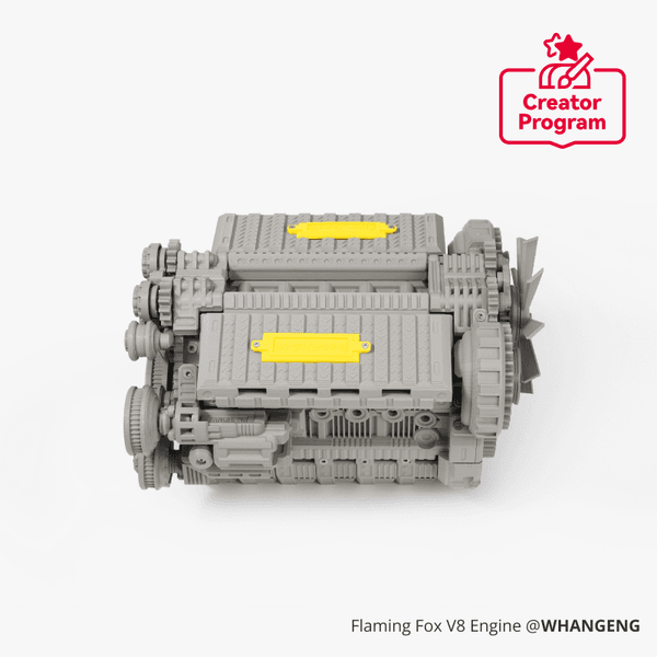 Flaming Fox V8 Engine Kit