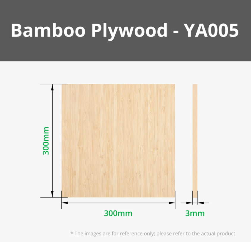 3mm Bamboo Board (6pcs) -Bambu Lab image 2