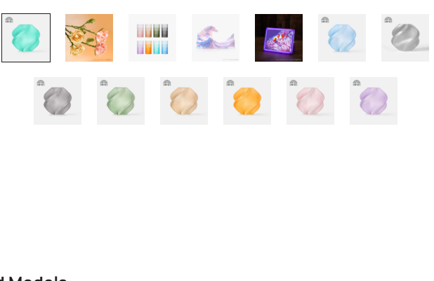 PLA Translucent -Full 9-color set