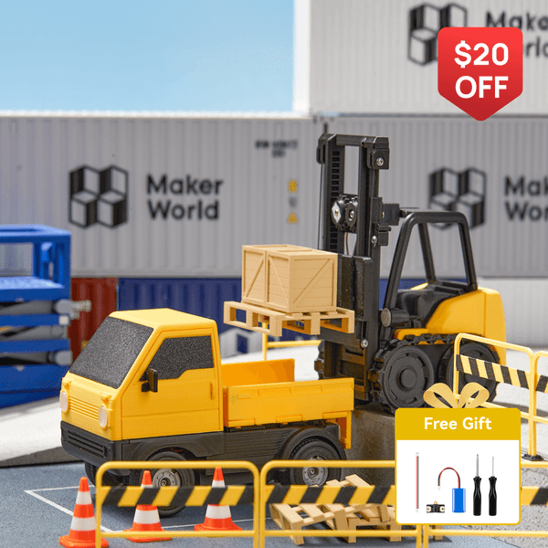 CyberBrick Official Forklift and Truck