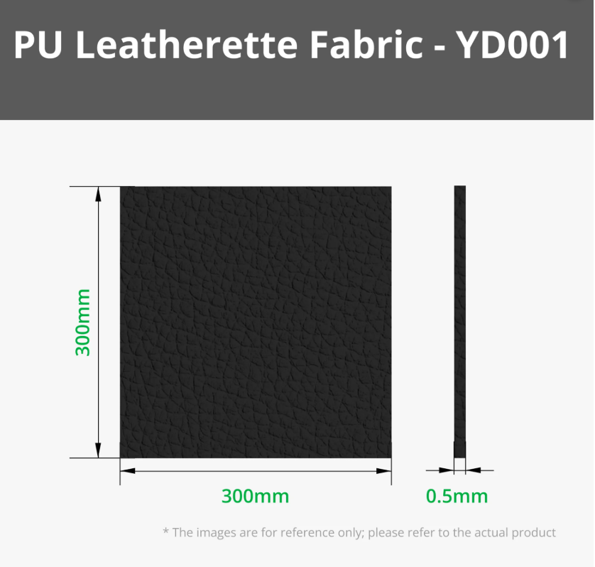 Pebbled PU Leatherette Fabric (5pcs) image 3