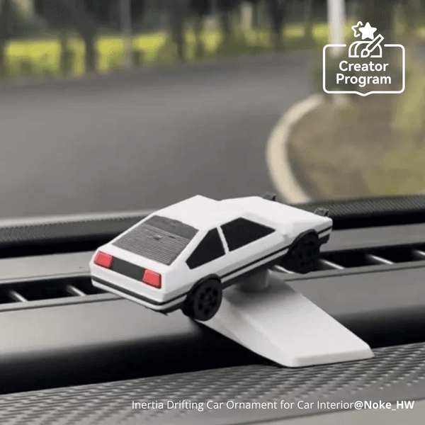 Inertia Drifting Car Ornament for Car Interior