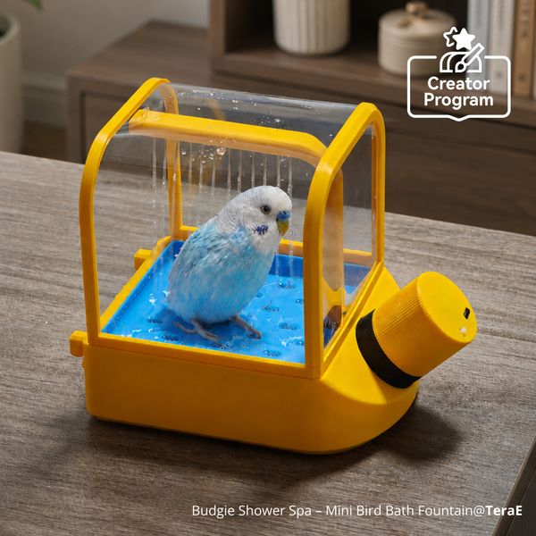 Mini Bird Bath Fountain for Budgies