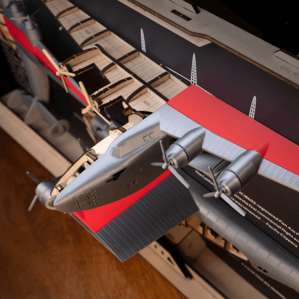 2.5D Framed Blueprint - Pacific Clipper