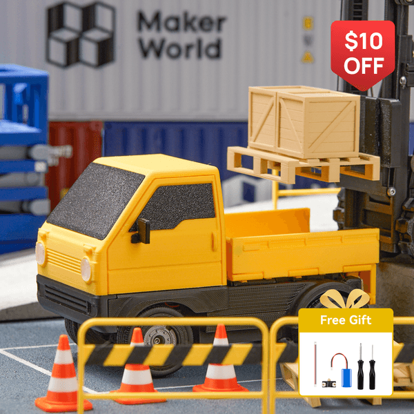 CyberBrick Official Forklift and Truck