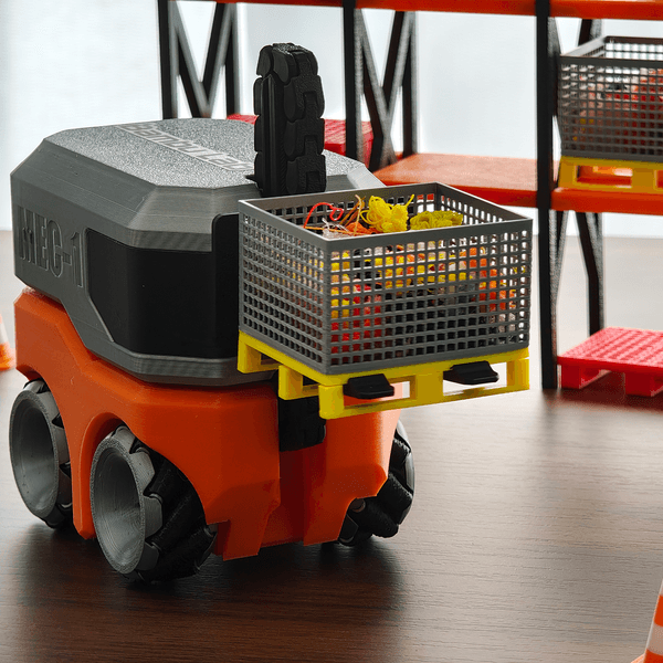 CyberBrick omnidirectional forklift