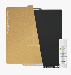 Bambu Dual-Texture PEI Plate with Glue Stick