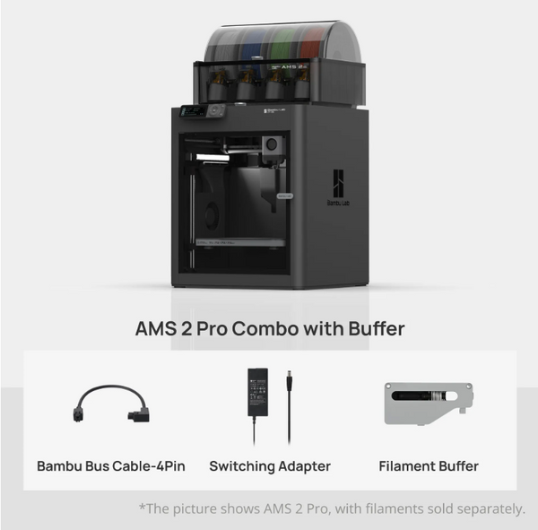 P1S Combo 3D Printer with Buffer