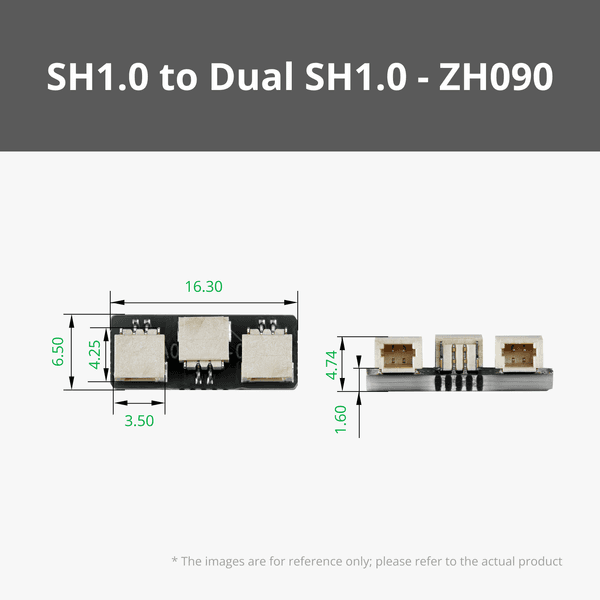 SH1.0 to Dual SH1.0 Adapter (2PCS)
