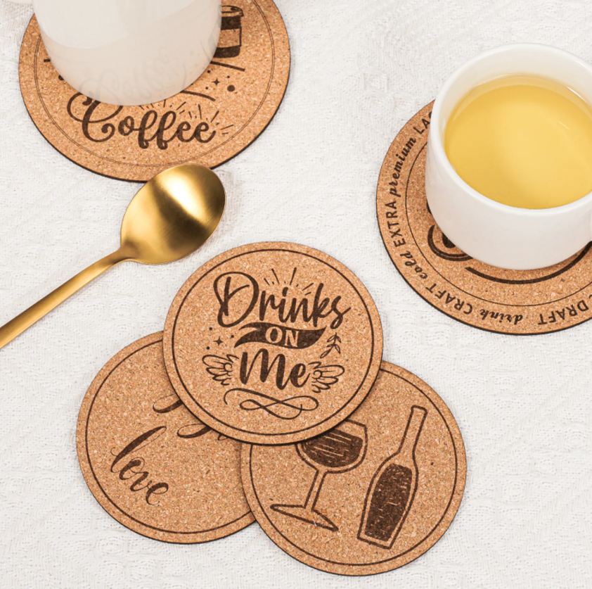 2mm Cork Sheet (4pcs) image 1