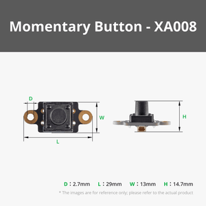 Momentary Button Module with 2Pin SH1.0 Connector (1PCS)