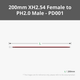 XH2.54 Female to PH2.0 Male Conversion Wire