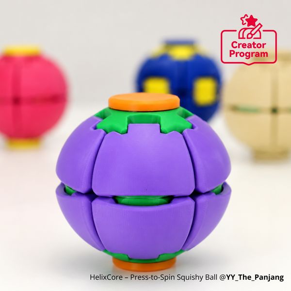 Press-to-Spin Squishy Ball