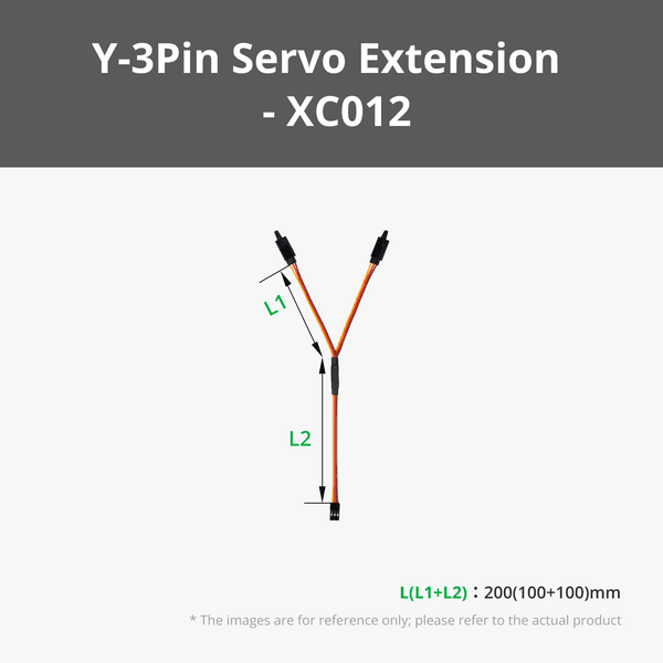 200mm Servo Extension Cable 3Pin (2PCS)