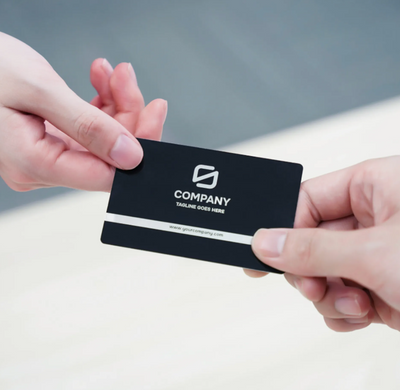 Black Aluminium Card (10pcs)