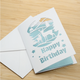 Pearlescent White Greeting Card Set (2pcs) image 0