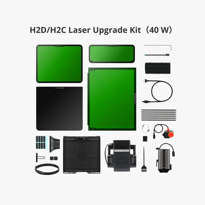 Bambu Lab 40W laser module for fast cutting and engraving on wood and acrylic