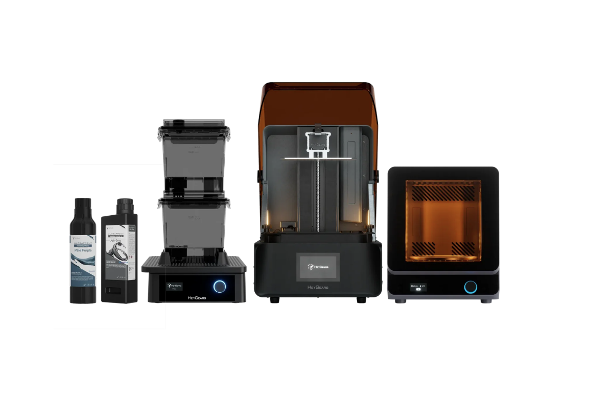 HeyGears Reflex RS Combo MSLA Resin 3D Printer — 8K Precision Resin Printing System