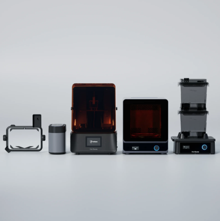 HeyGears Reflex RS Combo MSLA Resin 3D Printer — 8K Precision Resin Printing System