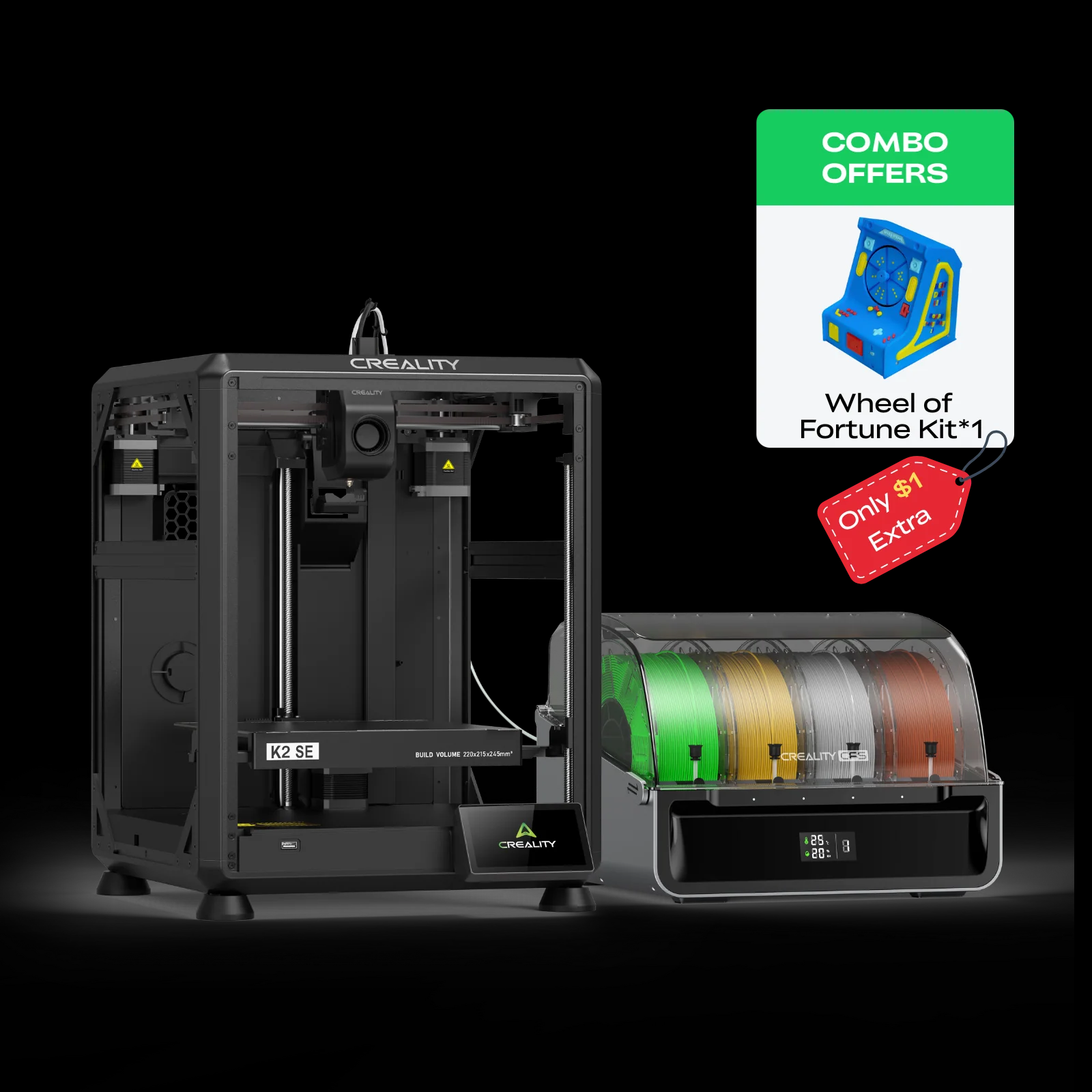 K2 SE Combo 3D Printer