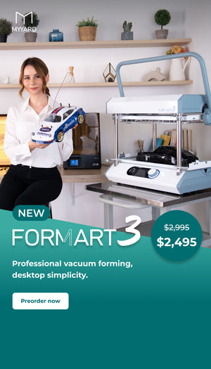 MYYARD FORMART 3 Next-Generation Desktop Vacuum Former – Advanced Thermoforming Machine