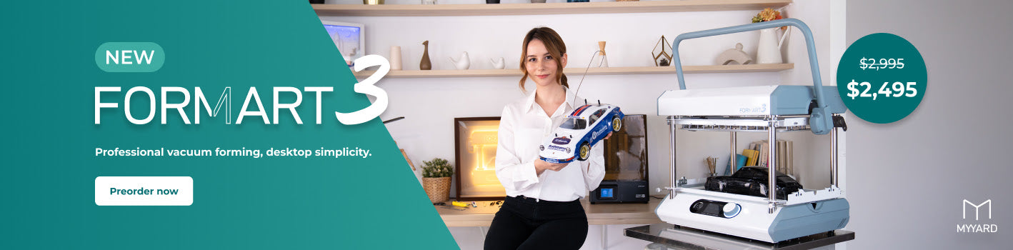 MYYARD FORMART 3 Next-Generation Desktop Vacuum Former – Advanced Thermoforming Machine