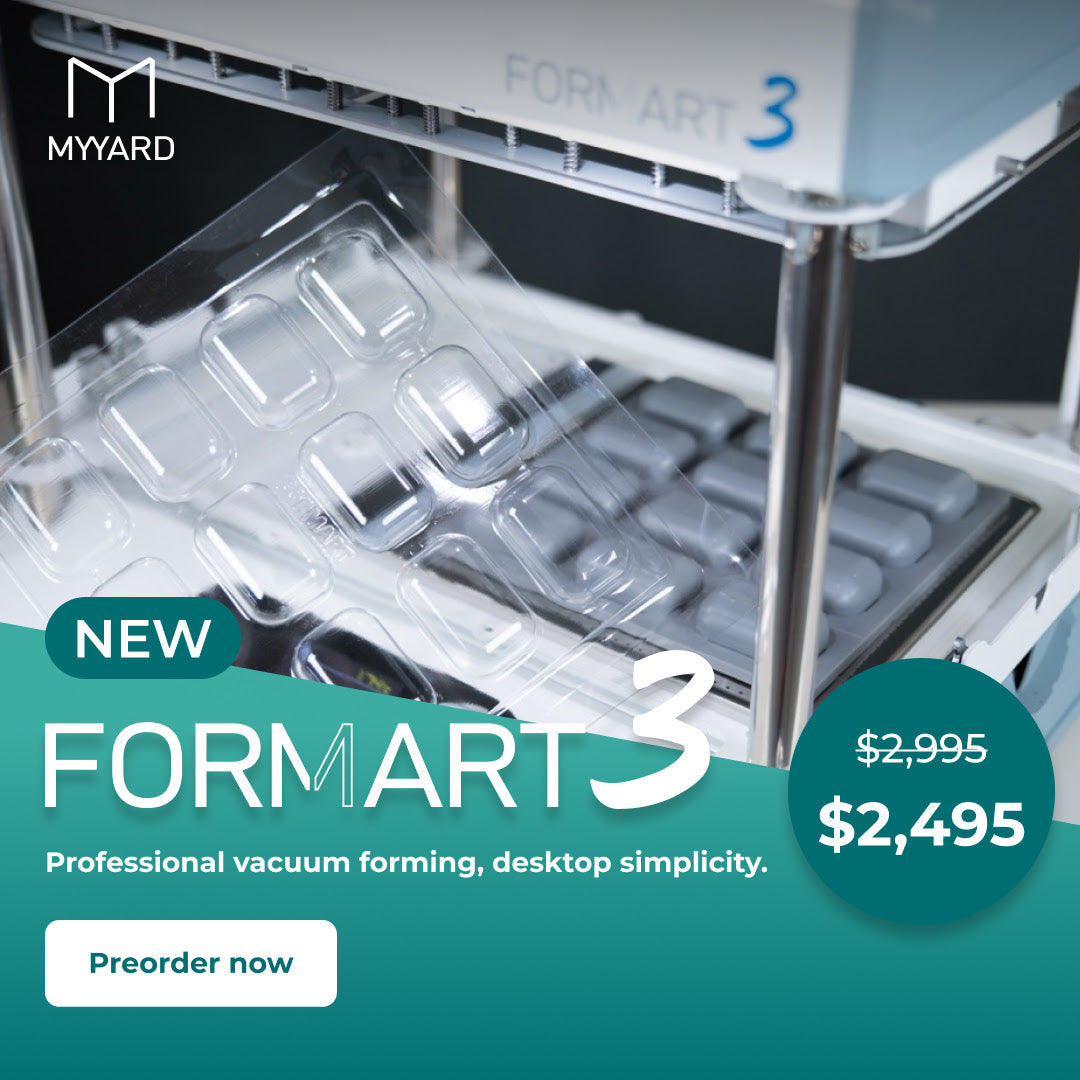 MYYARD FORMART 3 Next-Generation Desktop Vacuum Former – Advanced Thermoforming Machine
