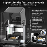 Twotrees ED1 Enclosed Desktop CNC Router Machine