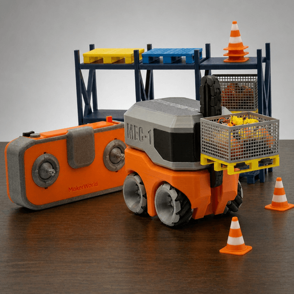 CyberBrick omnidirectional forklift