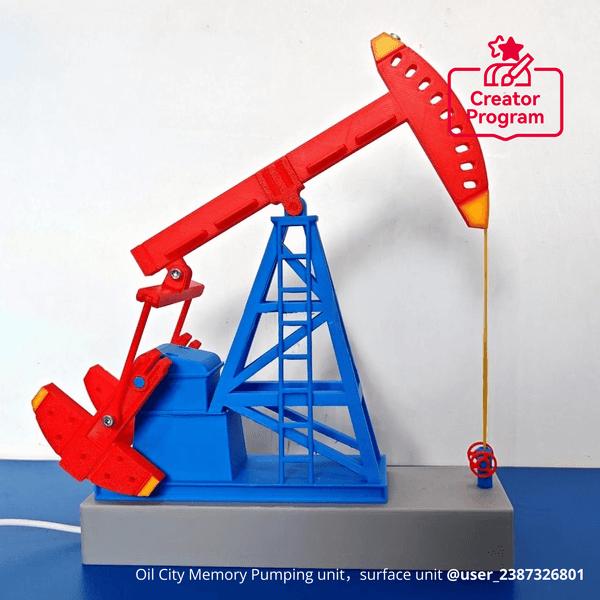 Oil City Memory Pumping unit，surface unit