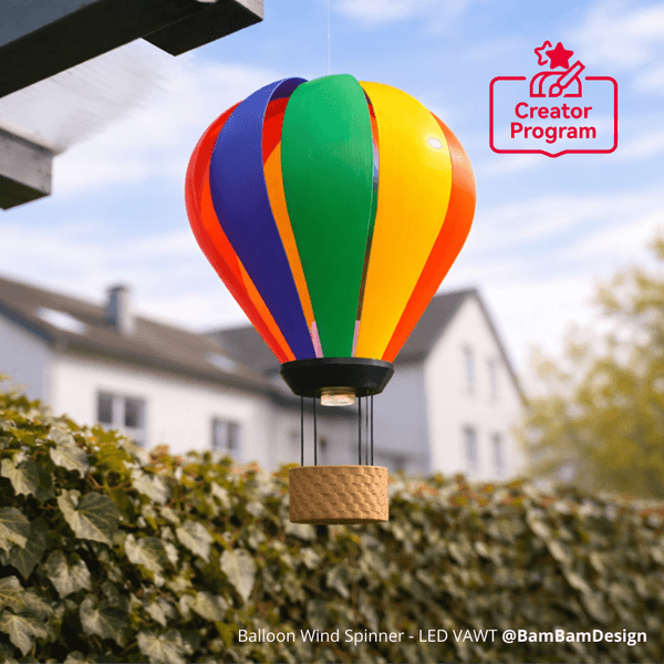 Balloon Wind Spinner - LED VAWT