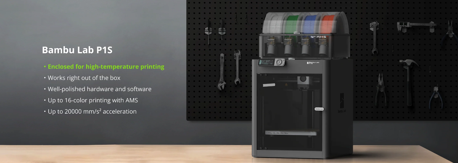 P1S Combo 3D Printer with Buffer image 7