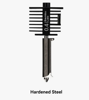 Hotend with Nozzle 0.4mm Hardened Steel - A1 Series image 0