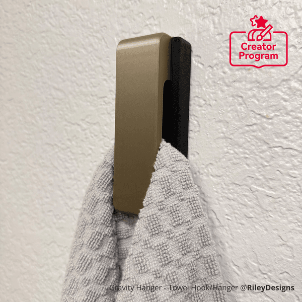 Gravity Hanger - Towel Hook/Hanger
