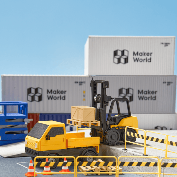 CyberBrick Official Forklift and Truck